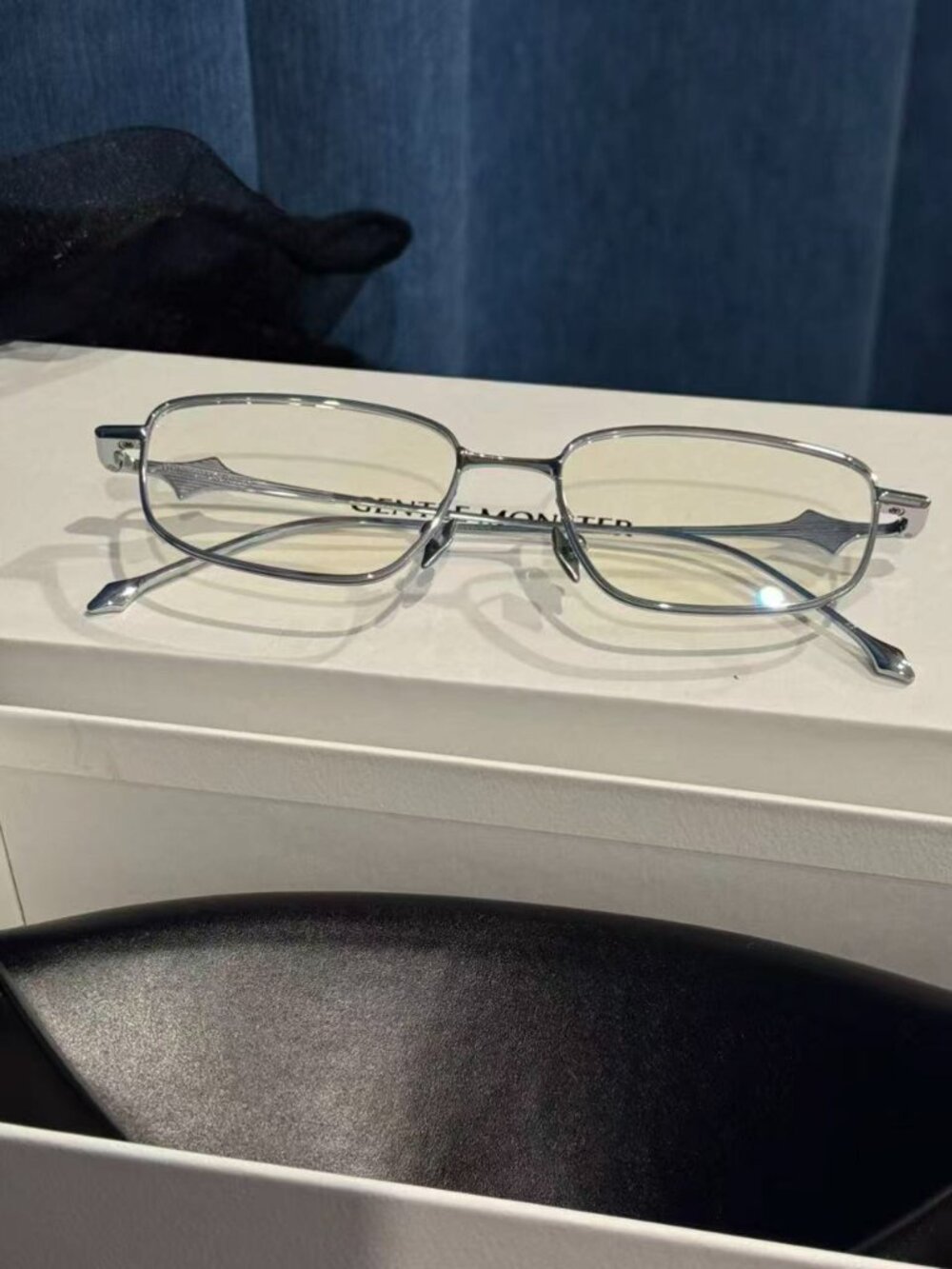 Gentle Monster Silver Metal Eyeglasses